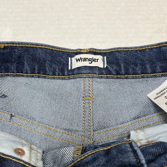Wrangler Jeans Womnens 29/32 Wanderer High Rise Flare Dark Wash Denim Western - Picture 6 of 12